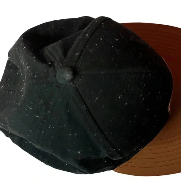 Carbon Element Snapback Men's/Women's Hat Black with Tan - Picture 10 of 12